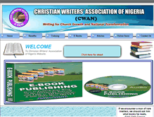 Tablet Screenshot of christianwritersassociation.org